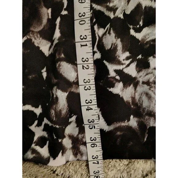 Betsey Johnson Dress Size 12 Pearled Collar Floral Sleeveless Zip Lined - Picture 14 of 14